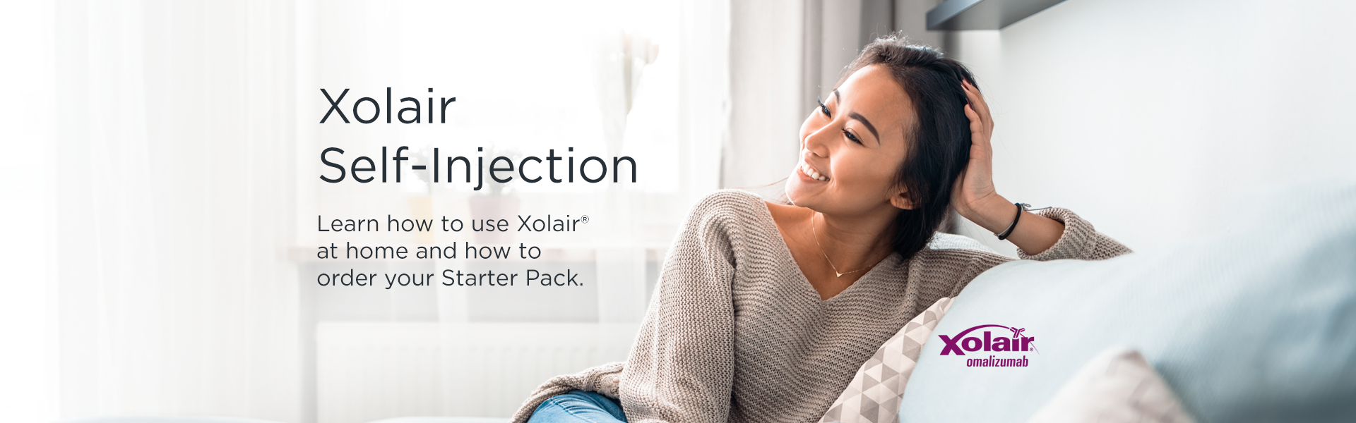 Woman sitting on her coach 